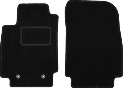 Zdjęcie produktu dla Wielganizator dywaniki welurowe LUX przednie do Renault Captur SUV (2013-2019) - czarne dywaniki samochodowe BASIC komplet (2 szt.)