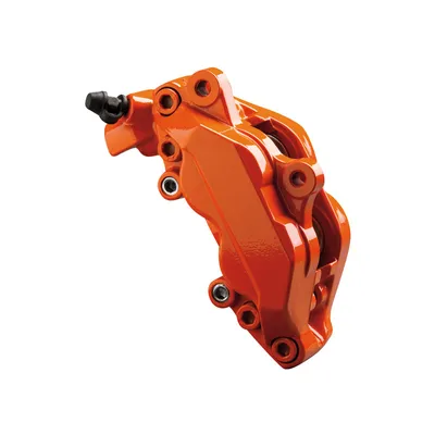Produktbild von Foliatec Bremssattellack-Set - Flame Orange - 3 Komponenten