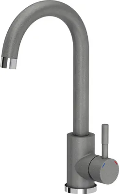 Produktbild von VBChome Spültischarmatur Grau 360°drehbar Granit Gesprenkelt Wasserhahn Küchenarmatur Einhebel Spültischbatterie Spüle Mischbatterie Waschbeckenarmatur für Küche & Badezimmer