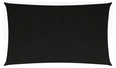 Produktbild von Wasserdichtes Sonnensegel mit UV-Schutz für Garten und Terrasse, Schwarz, 160 g/m², 2 x 5 m