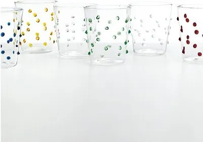 Immagine prodotto di Bicchiere Zafferano Party Tumbler 45 Cl Set Multicolore 6 pezzi In Vetro