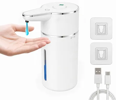 Obrázek produktu pro Automatický dávkovač mýdla - 500 ml - Elektrický senzor - Bílá barva