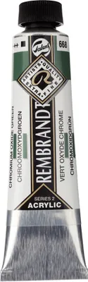 Produktbild von Rembrandt Acrylfarbe Tube 40 ml Chromoxidgrün 668