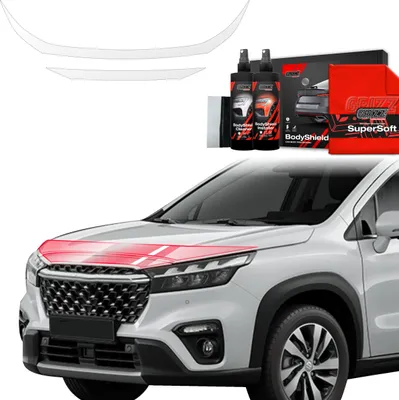 Produktbild von 2in1 Schutzfolie Grizz Protector für Motorhaube - Suzuki S-Cross (2021-2025)