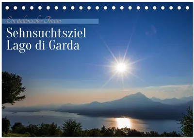 Produktbild von Sehnsuchtsziel Lago di Garda (Tischkalender 2026 DIN A5 quer), CALVENDO Monatskalender