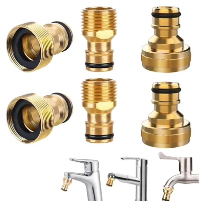 Immagine prodotto di Solidchoice - 6 adattatori universali per rubinetti, compatibili con tubi da giardino