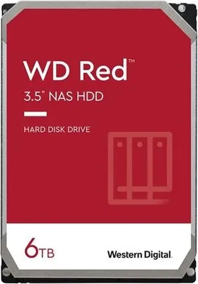 Zdjęcie produktu dla Western Digital Red, 6 TB, 5400 RPM, 256 MB, 3.5", Serial ATA III