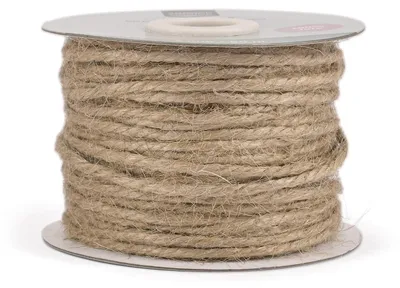 Produktbild von Vaessen Creative Juteschnur Natur 3 mm x 50 m - Gartenschnur, Küchengarn und Pak