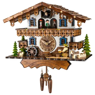 Produktbild von Engstler - 447 QMT - Kuckucksuhr - Quarz - Nussbaum