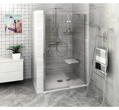 Produktbild von FORTIS LINE Nischentür1200 mm, Klarglas, rechts