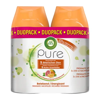 Produktbild von Air Wick Freshmatic Max Nachfüller Duopack PURE Belebend Raumduft 2 x 250ml