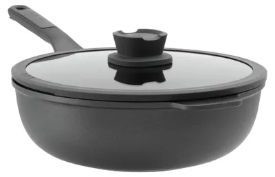 Produktbild von BergHOFF Leo 3950596, Rund, Wok-/Bratpfanne, Schwarz, Pieter Roex, Leo, 230 °C