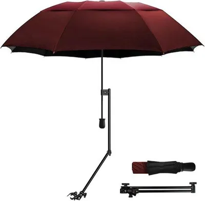 Produktbild von Famanu Sonnenschirm 50+ UV-Schutz - Verstellbar, Universalhalterung