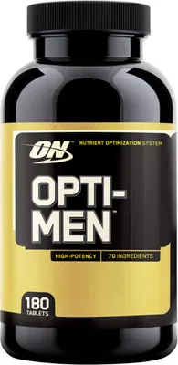 Obrázek produktu pro Optimum Nutrition Opti-Men 180 tablet / Vitamny pro mue / Komplexn sms vitamn a ivin pro mue