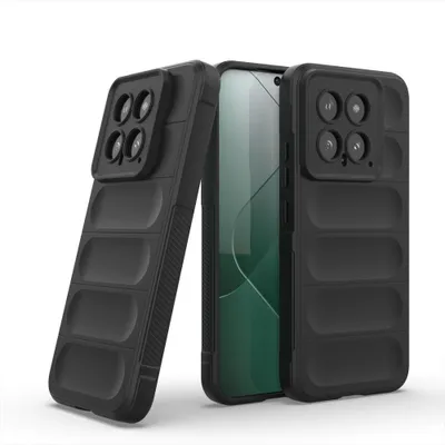 Produktbild von Hülle für Xiaomi Handyhülle Outdoor Case Handy Tasche Silikon Back Cover Bumper Schwarz 14