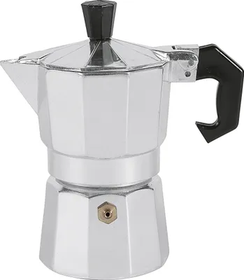 Zdjęcie produktu dla Aluminiowy ekspres do kawy srebrny Karl Krüger 1 filiżanka / Ekspres do kawy / Dzbanek do espresso / Espresso