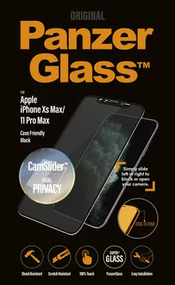 Produktbild von PanzerGlass Apple iPhone XS Max/11 Pro Max CF Privacy CamSlider E-to-E, black