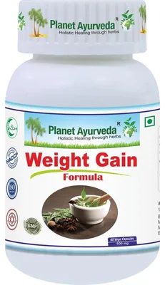 Zdjęcie produktu dla Preparat wspomagający przyrost masy ciała – Mięśnie, metabolizm – 500 mg, 60 kapsułek