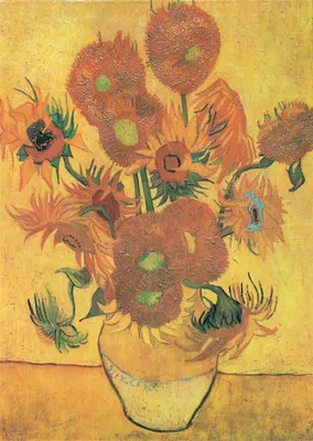 Produktbild von Kunstkarte Vincent van Gogh "15 Sonnenblumen"