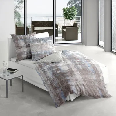Produktbild von Irisette Mako-Satin Bettwäsche 8861-20 blau, Größe:155x220 cm + 80x80 cm