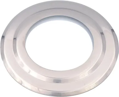 Productafbeelding van Pijp Rozet - Afdekkap Muur - Kachel Afwerking - Hoge Hittebestendigheid - 100 mm Diameter - Staal