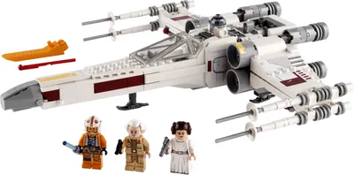 Image de LEGO 7531 Star Wars X-Wing Fighter de Luke Skywalker jouet avec Princesse Leia et droïde R2-D2 comme figurine