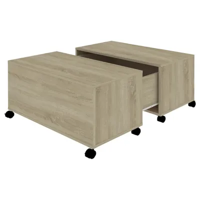 Produktbild von Couchtisch Sonoma-Eiche 75x75x38 cm Holzwerkstoff