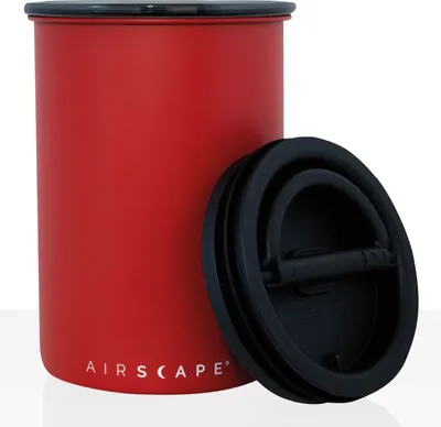 Produktbild von Airscape® Edelstahl-Aromabehälter mittel, signalrot matt