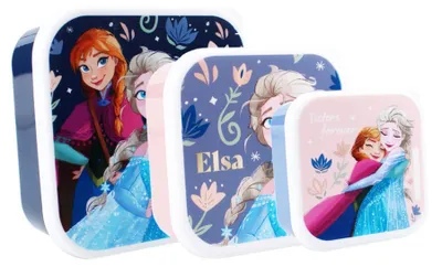 Produktbild von Vadobag Snackbox 3 tlg. Brotboxen Frozen II Fresh Bites