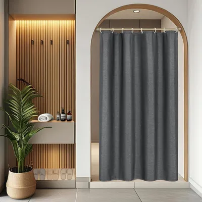 Produktbild von Wasserdichtes Duschvorhang 120 x 200 cm mit Ringen