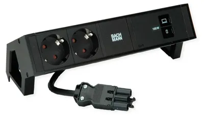 Obrázok produktu pre BACHMANN DESK2 2x CEE7/3, USB-C, USB-nabíjačka 100 W, GST18 0,2 m