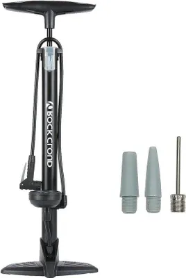 Produktbild von Famanu Standpumpe mit Manometer 160 psi - Presta und Schrader Ventil