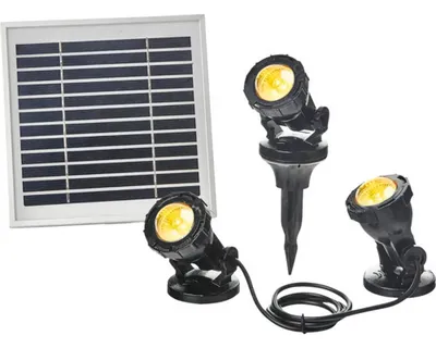 Obrázek produktu pro Solární jezírkové osvětlení RGB Heissner SLU135-00 dálkové ovládání