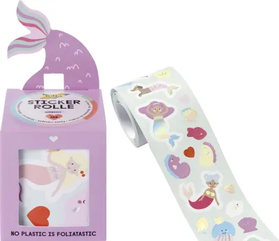 Produktbild von folia Sticker MERMAIDS auf Rolle 4 m