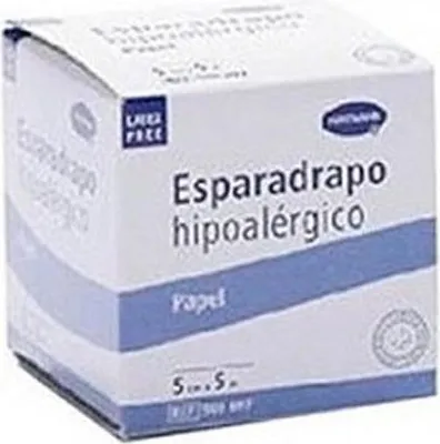 Image de Bande adhésive hypoallergénique Hartmann papier 5m x 2,5cm