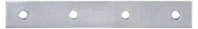 Image de Alberts 824600 Raccord plat, étroit, galvanisé sendzimir, 136 x 20 mm, set de 100 pièces