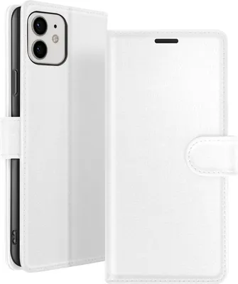 Image de Zanaé, étui à rabat pour iPhone 12 / 12 Pro avec fermeture magnétique, blanc