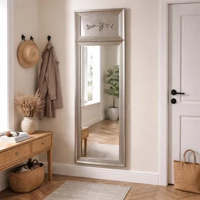 Produktbild von Spiegel IMPRESS silber 160x50cm