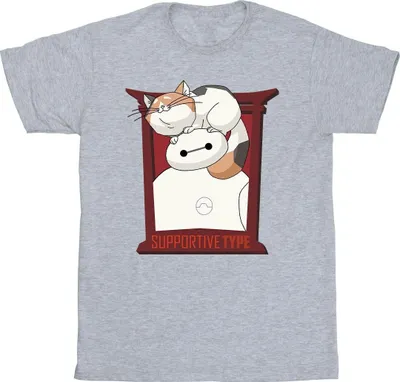 Produktbild von Disney - "Big Hero 6 Support" T-Shirt für Herren BI49352 (4XL) (Grau)