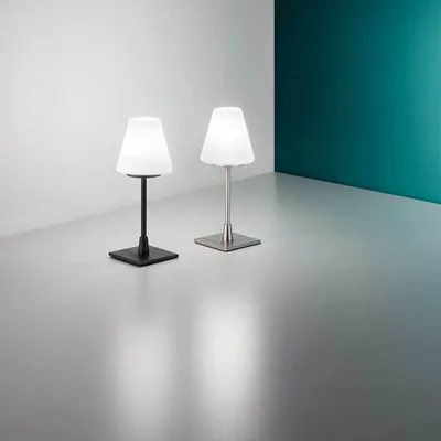 Produktbild von Fabas Luce Tischleuchte Lucy G9 Ø100mm Warmweiß Schwarz dimmbar