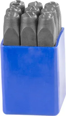 Produktbild von Schlagstempel Zahlen HR59207, Ziffernhöhe 8 mm, 123, 9 Stk.