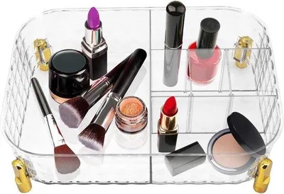 Image de Rangement transparent pour produits de maquillage et médicaments