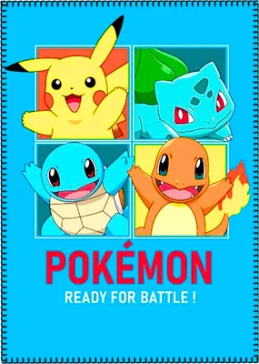 Produktbild von Pokémon Fleecedecke Kinder weiche Kuscheldecke Kinderdecke 140 x 100 cm