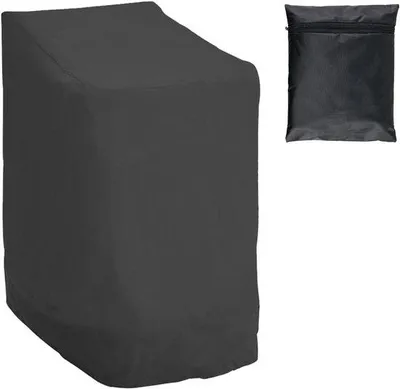 Immagine prodotto di Copertura impermeabile, pieghevole, tessuto Oxford 210D, nero, per sedie da giardino