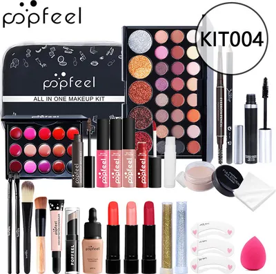 Produktbild von All-in-one Make-up-Set Überraschungsgeschenk | Komplettes Make-up-Set für Frauen, unverzichtbares Einsteiger-Set C