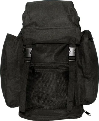 Produktbild von Original Britische Armee Rucksack SR97 Modellnummer, schwarz, 30 Liter, 40x16x60 cm