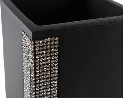 Produktbild von Zahnputzbecher, Lindos schwarz, Polyresin