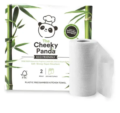 Obrázek produktu pro Cheeky Panda Ekologické kuchyňské utěrky, 2 role