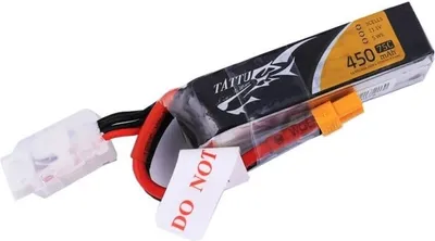 Zdjęcie produktu dla Bateria Tattu 3S1P długa, 450mAh, 11,1V, 75C