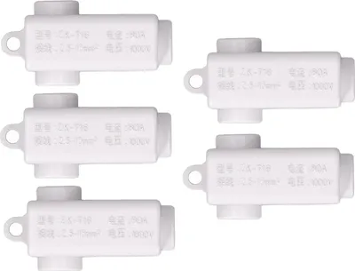 Produktbild von 5er-Set ZK-T16 Hochstrom T-Verbinder – 1000V/80A Große Leistung, Kein Kabeltrennen nötig